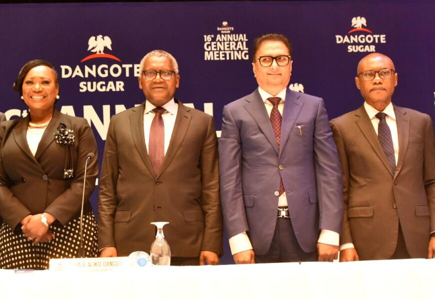 Dangote Sugar Shareholders Get N12.147b Dividend For 2021