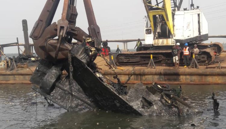 Wreck removal: NIMASA Conducts Post-Impact Assessment On Badagry Creek