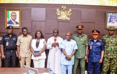 Edo Acting Gov Meets Security Chiefs Over Kidnapped Catholic Priests