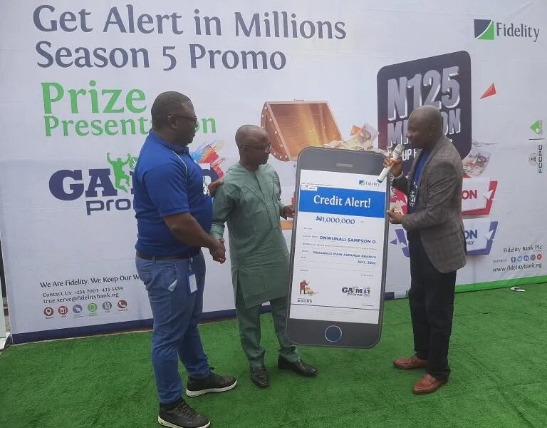 Fidelity Bank Rewards Customers With N10m