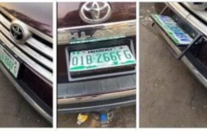 FRSC Declares ‘Rotational’ Number Plate Illegal