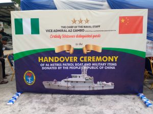 Nigerian Navy Receives Patrol Vessel From China To Boost Fight Against Piracy