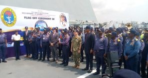 CNS Flags-Off Obangame Express With Nine Ships, Two Helicopters, Others 
