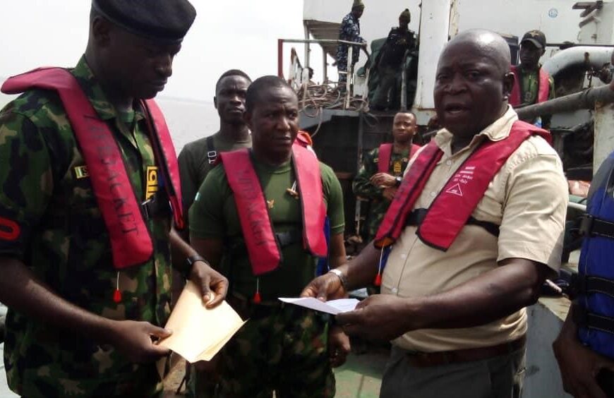 NAVY ARREST VESSEL, HANDS OVER TO NIMASA 