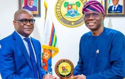 Sanwo-Olu Receives Ecobank Team, Explains Partnership With Private Sector  