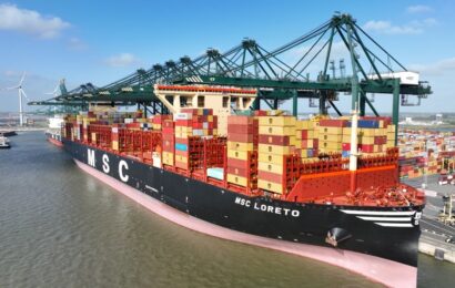 World’s Largest Ship Arrives Port Of Rotterdam, Sail For UK May 28