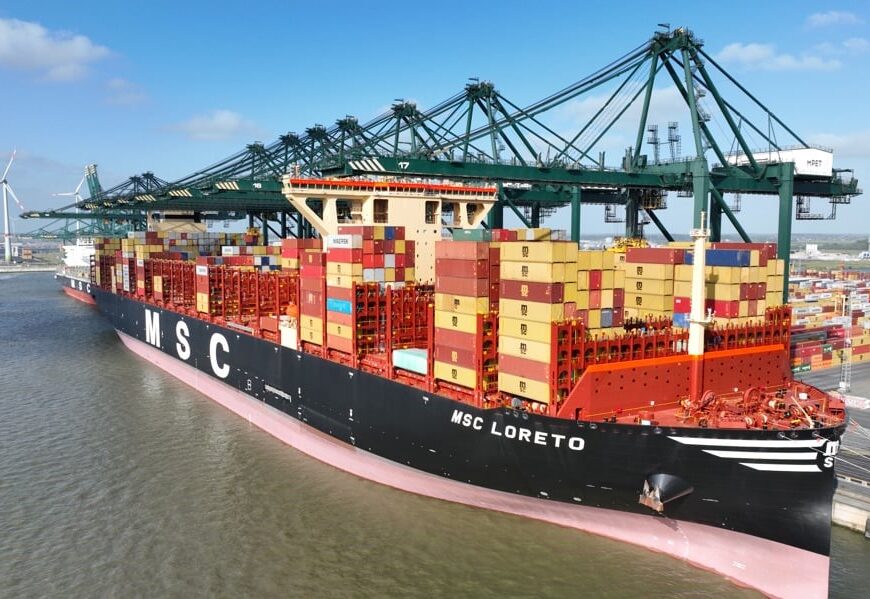 World’s Largest Ship Arrives Port Of Rotterdam, Sail For UK May 28