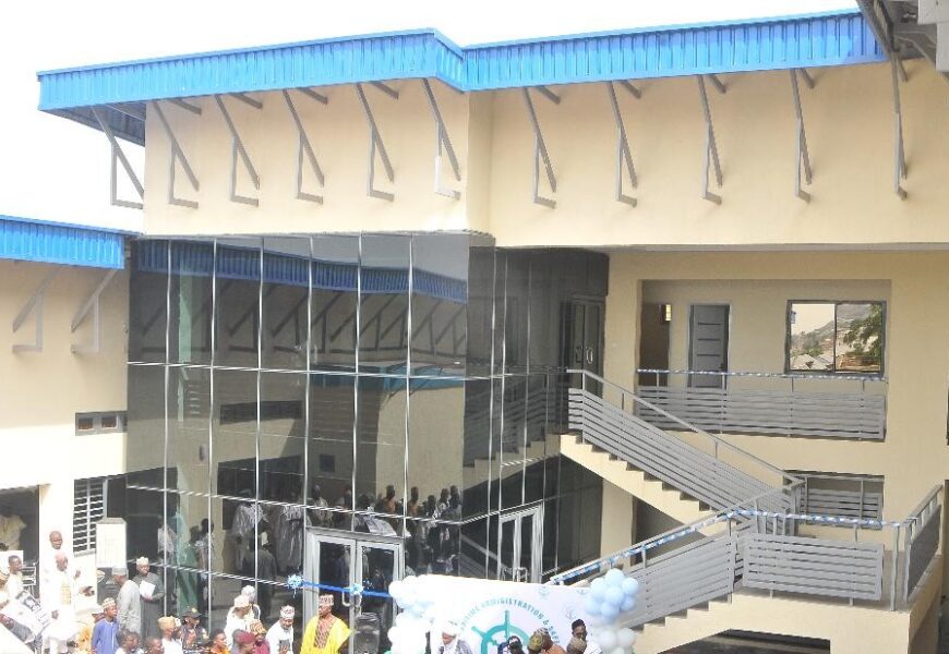 MINISTER COMMISSIONS NIMASA SKILL ACQUISITION CENTRE, TWIN LECTURE THEATRE IN KADUNA.