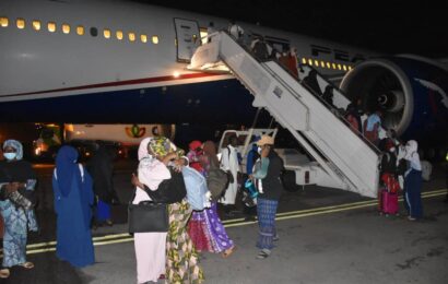 SUDAN CRISIS: AIR PEACE EVACUATES 277 NIGERIANS FROM EGYPT