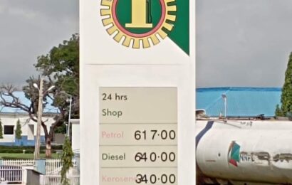 Petrol Pump Price Climbs to 617, 700 Naira in Lagos, Abuja