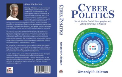 Omoniyi Ibietan’s Book On Cyber Politics For Public Presentation 25 July