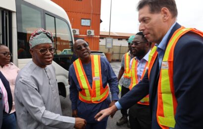 Oyetola At PCHS Terminal, Assures of Support