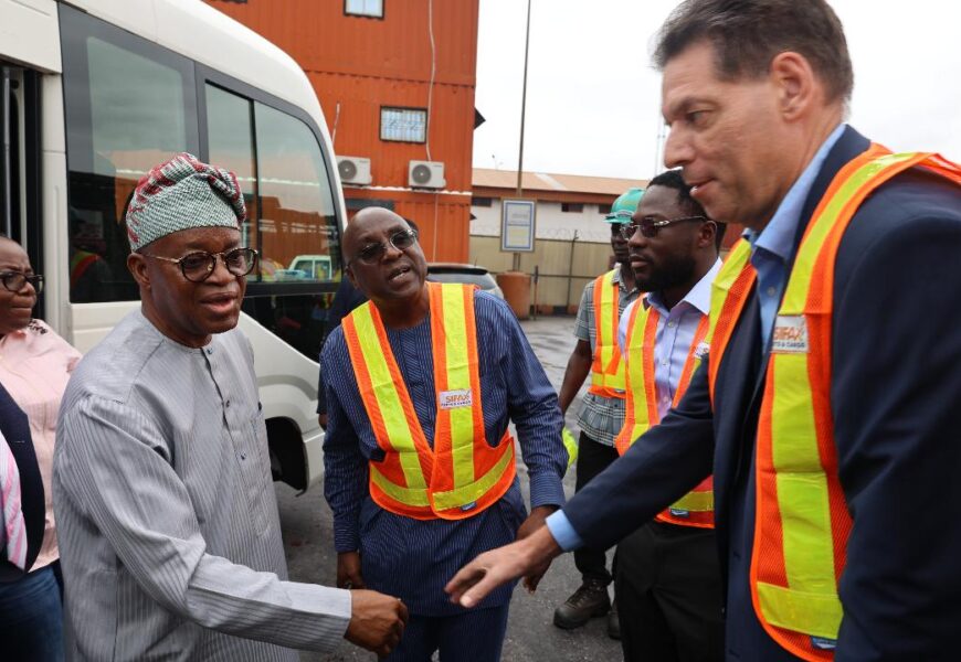 Oyetola At PCHS Terminal, Assures of Support