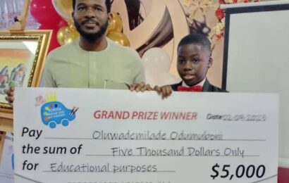 Nigerian Pupil Wins Global Toyota Art Contest, Gets $5,000, School $10,000