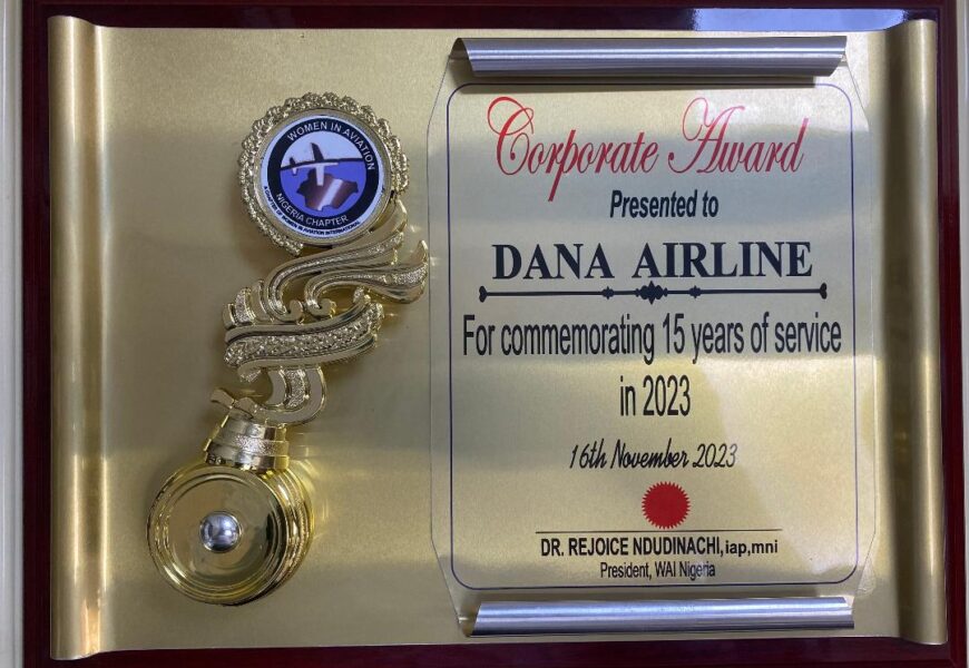 WIA Honours Dana Air As Airline Wins CSR Award