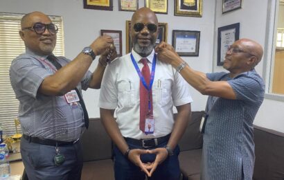 Dana Air Decorates New Captain, Bags NECA’s Employers Excellence Award 