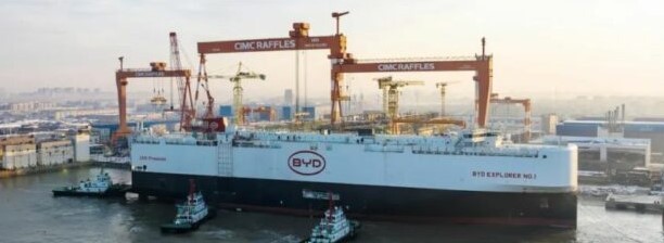 BYD Takes Delivery Of First Car Carrier