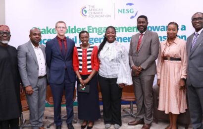 NESG, ACF Partner To Boost Nigeria’s Energy Transition, Carbon Finance Market