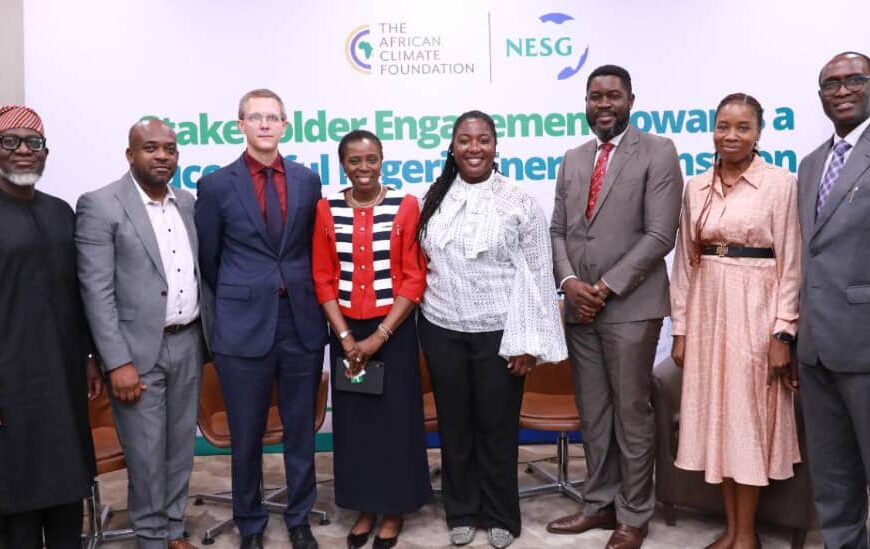 NESG, ACF Partner To Boost Nigeria’s Energy Transition, Carbon Finance Market