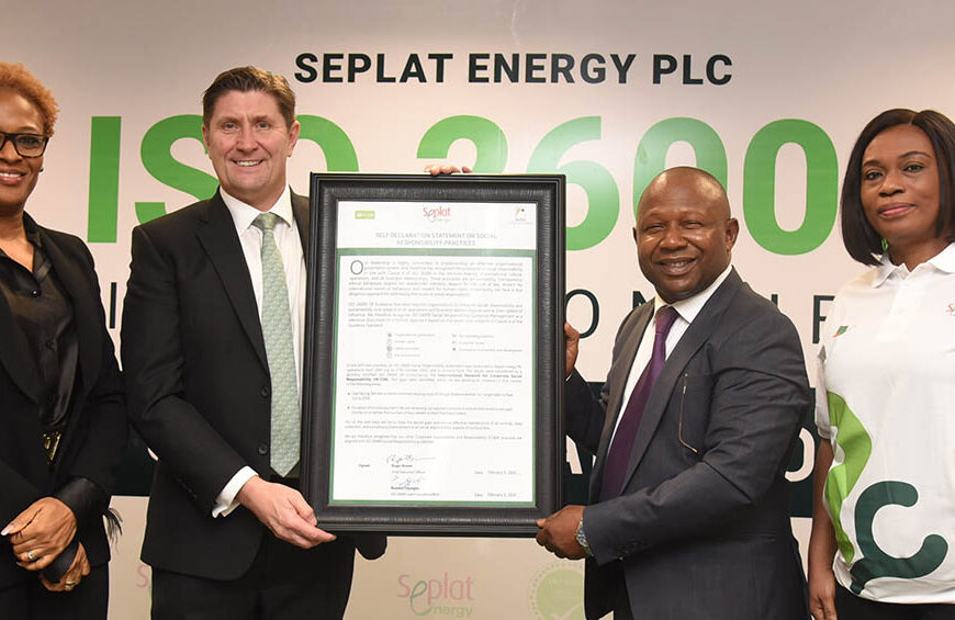 Seplat Energy Attains ISO 26000 On Social Responsibility