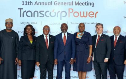 Transcorp Power Declares N142b Revenue, N23.46b Dividend