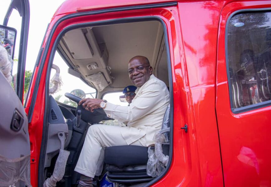 Innoson Donates Made-In-Nigeria Fire Truck To Abia State