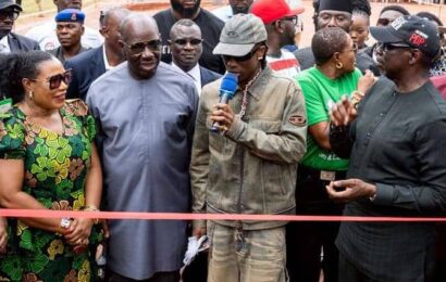 Obaseki, Rema Perform Groundbreaking For 6000 Capacity Edo Arena