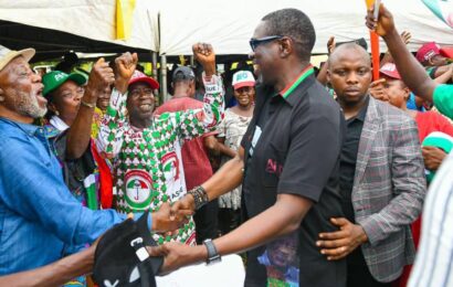 Edo 2024: PDP Takes Campaign To Owan, Canvasses Votes For Ighodalo, Ogie