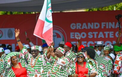 Edo 2024: Atiku, PDP Govs, Damagun, Others Rally Support For Ighodalo