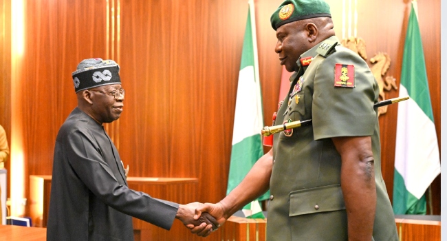 Tinubu Seeks Oluyede’s Confirmation As COAS