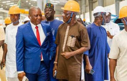 NADDC, Reps Tour Coscharis Motors Assembly Plant