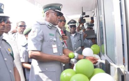 Customs Boss Unveils New Tin Can Island Administrative Building