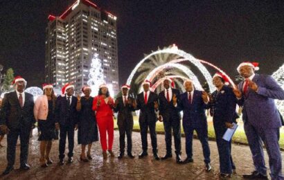 XMAS: UBA Lights Up Lagos Marina Garden