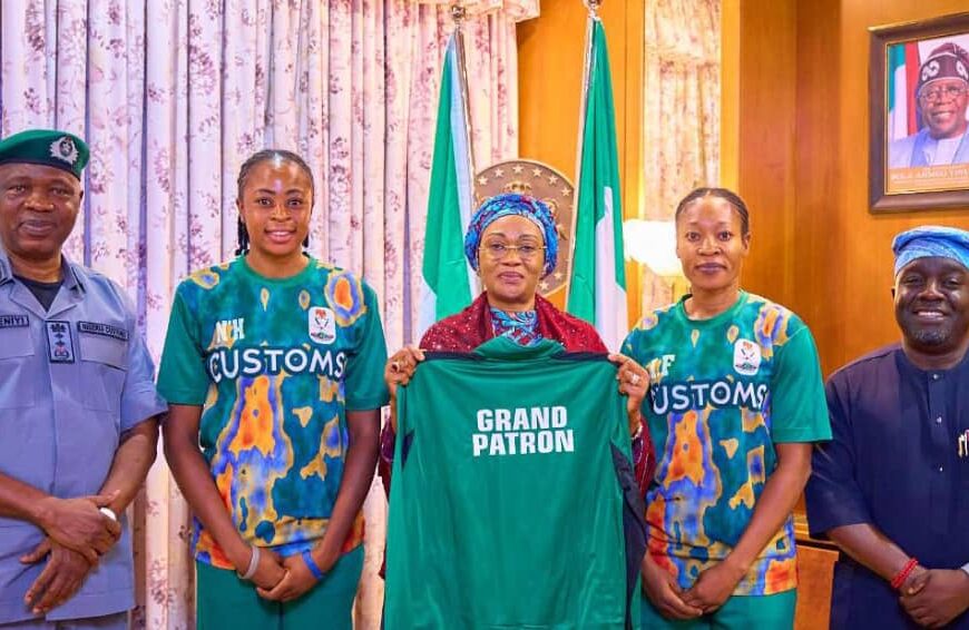 Customs Names First Lady, Remi Tinubu as ”Grand Patron“ For African Volleyball Tournament