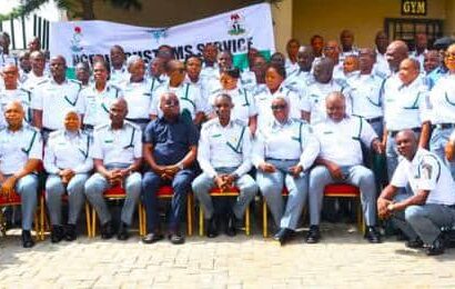 Customs Flags Off 2025 Medical Corps Retreat