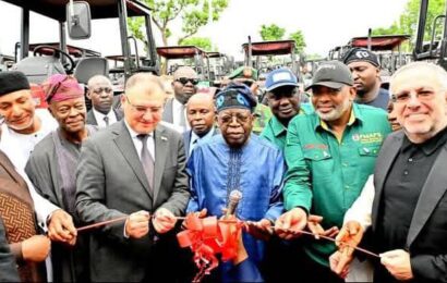 Tinubu Launches 2,000 Tractors For Mechanised Farming